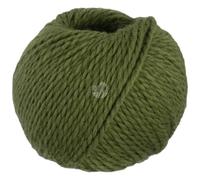 LANA GROSSA Natural Lama Chunky | Voluminöses Garn aus feinen Baby-Lama Fasern | Handstrickgarn aus 100% Lama (Baby) | 50g Wolle zum Stricken & Häkeln | 70m Garn FB 19