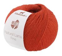 LANA GROSSA Natural Lama Fine | Feine Baby-Lama Fasern klassisch verzwirnt | Handstrickgarn aus 100% Lama (Baby) | 50g Wolle zum Stricken & Häkeln | 150m Garn FB104