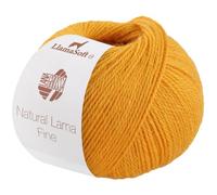LANA GROSSA Natural Lama Fine | Feine Baby-Lama Fasern klassisch verzwirnt | Handstrickgarn aus 100% Lama (Baby) | 50g Wolle zum Stricken & Häkeln | 150m Garn FB101