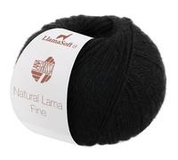 LANA GROSSA Natural Lama Fine | Feine Baby-Lama Fasern klassisch verzwirnt | Handstrickgarn aus 100% Lama (Baby) | 50g Wolle zum Stricken & Häkeln | 150m Garn FB108