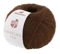 LANA GROSSA Natural Lama Fine | Feine Baby-Lama Fasern klassisch verzwirnt | Handstrickgarn aus 100% Lama (Baby) | 50g Wolle zum Stricken & Häkeln | 150m Garn FB113