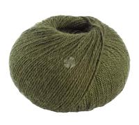 LANA GROSSA Natural Lama Fine | Feine Baby-Lama Fasern klassisch verzwirnt | Handstrickgarn aus 100% Lama (Baby) | 50g Wolle zum Stricken & Häkeln | 150m Garn FB 119