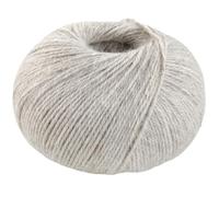 LANA GROSSA Natural Lama Fine | Feine Baby-Lama Fasern klassisch verzwirnt | Handstrickgarn aus 100% Lama (Baby) | 50g Wolle zum Stricken & Häkeln | 150m Garn FB112