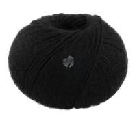 LANA GROSSA Natural Lama Fine | Feine Baby-Lama Fasern klassisch verzwirnt | Handstrickgarn aus 100% Lama (Baby) | 50g Wolle zum Stricken & Häkeln | 150m Garn