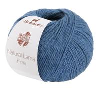 LANA GROSSA Natural Lama Fine | Feine Baby-Lama Fasern klassisch verzwirnt | Handstrickgarn aus 100% Lama (Baby) | 50g Wolle zum Stricken & Häkeln | 150m Garn FB105