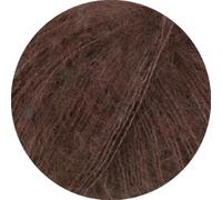 LANA GROSSA Natural Superkid Tweed | Feines Lace-Garn aus 60% Superkid Mohair mit 30% Seide, 7% Baumwolle, 3% Polyester und zarten Tweednoppen | 25g Wolle zum Stricken & Häkeln | 200m Garn FB 637