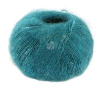 LANA GROSSA Natural Superkid Tweed | Feines Lace-Garn aus 60% Superkid Mohair mit 30% Seide, 7% Baumwolle, 3% Polyester und zarten Tweednoppen | 25g Wolle zum Stricken & Häkeln | 200m Garn FB631