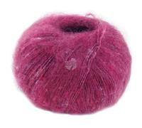 LANA GROSSA Natural Superkid Tweed | Feines Lace-Garn aus 60% Superkid Mohair mit 30% Seide, 7% Baumwolle, 3% Polyester und zarten Tweednoppen | 25g Wolle zum Stricken & Häkeln | 200m Garn