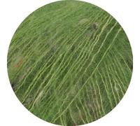 LANA GROSSA Natural Superkid Tweed | Feines Lace-Garn aus 60% Superkid Mohair mit 30% Seide, 7% Baumwolle, 3% Polyester und zarten Tweednoppen | 25g Wolle zum Stricken & Häkeln | 200m Garn FB 633