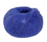 LANA GROSSA Natural Superkid Tweed | Feines Lace-Garn aus 60% Superkid Mohair mit 30% Seide, 7% Baumwolle, 3% Polyester und zarten Tweednoppen | 25g Wolle zum Stricken & Häkeln | 200m Garn FB 635