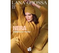 Lana Grossa Nera Ausgabe 2 | Strickmagazin im italienischen Stil | Luxuriöse Strickmode mit Effektgarnen | Zeitlose Designs mit Lurex, Pailletten & Perlen | Elegante DIY-Inspiration