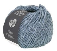 LANA GROSSA New Classic | Klassisch verzwirntes Garn mit Bambusfasern und Yak | Handstrickgarn aus 48% Schurwolle, 36% Viskose, 8% Yak & 8% Nylon | 50g Wolle zum Stricken & Häkeln | 100m Garn FB 5