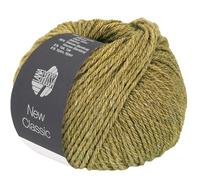 LANA GROSSA New Classic | Klassisch verzwirntes Garn mit Bambusfasern und Yak | Handstrickgarn aus 48% Schurwolle, 36% Viskose, 8% Yak & 8% Nylon | 50g Wolle zum Stricken & Häkeln | 100m Garn