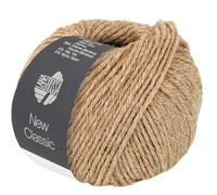 LANA GROSSA New Classic | Klassisch verzwirntes Garn mit Bambusfasern und Yak | Handstrickgarn aus 48% Schurwolle, 36% Viskose, 8% Yak & 8% Nylon | 50g Wolle zum Stricken & Häkeln | 100m Garn FB 10