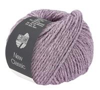 LANA GROSSA New Classic | Klassisch verzwirntes Garn mit Bambusfasern und Yak | Handstrickgarn aus 48% Schurwolle, 36% Viskose, 8% Yak & 8% Nylon | 50g Wolle zum Stricken & Häkeln | 100m Garn FB 13