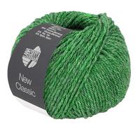 LANA GROSSA New Classic | Klassisch verzwirntes Garn mit Bambusfasern und Yak | Handstrickgarn aus 48% Schurwolle, 36% Viskose, 8% Yak & 8% Nylon | 50g Wolle zum Stricken & Häkeln | 100m Garn FB 17