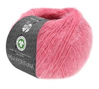LANA GROSSA Per Fortuna GOTS | Leichtes Sommerflauschgarn mit Baumwolle | Handstrickgarn aus 74% Baumwolle (Bio) & 26% Polyamid | 50g Wolle zum Stricken & Häkeln | 190m Garn FB 37