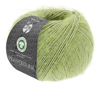 LANA GROSSA Per Fortuna GOTS | Leichtes Sommerflauschgarn mit Baumwolle | Handstrickgarn aus 74% Baumwolle (Bio) & 26% Polyamid | 50g Wolle zum Stricken & Häkeln | 190m Garn FB 43