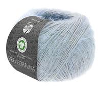 LANA GROSSA Per Fortuna GOTS | Leichtes Sommerflauschgarn mit Baumwolle | Handstrickgarn aus 74% Baumwolle (Bio) & 26% Polyamid | 50g Wolle zum Stricken & Häkeln | 190m Garn FB 21