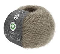 LANA GROSSA Per Fortuna GOTS | Leichtes Sommerflauschgarn mit Baumwolle | Handstrickgarn aus 74% Baumwolle (Bio) & 26% Polyamid | 50g Wolle zum Stricken & Häkeln | 190m Garn FB 20