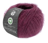 LANA GROSSA Per Fortuna GOTS | Leichtes Sommerflauschgarn mit Baumwolle | Handstrickgarn aus 74% Baumwolle (Bio) & 26% Polyamid | 50g Wolle zum Stricken & Häkeln | 190m Garn FB 59