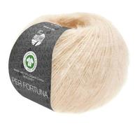 LANA GROSSA Per Fortuna GOTS | Leichtes Sommerflauschgarn mit Baumwolle | Handstrickgarn aus 74% Baumwolle (Bio) & 26% Polyamid | 50g Wolle zum Stricken & Häkeln | 190m Garn FB 52