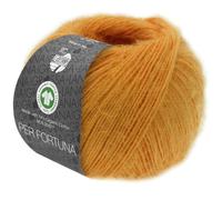 LANA GROSSA Per Fortuna GOTS | Leichtes Sommerflauschgarn mit Baumwolle | Handstrickgarn aus 74% Baumwolle (Bio) & 26% Polyamid | 50g Wolle zum Stricken & Häkeln | 190m Garn FB 57