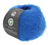 LANA GROSSA Per Fortuna GOTS | Leichtes Sommerflauschgarn mit Baumwolle | Handstrickgarn aus 74% Baumwolle (Bio) & 26% Polyamid | 50g Wolle zum Stricken & Häkeln | 190m Garn FB 16