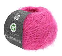 LANA GROSSA Per Fortuna GOTS | Leichtes Sommerflauschgarn mit Baumwolle | Handstrickgarn aus 74% Baumwolle (Bio) & 26% Polyamid | 50g Wolle zum Stricken & Häkeln | 190m Garn FB 3