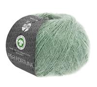 LANA GROSSA Per Fortuna GOTS | Leichtes Sommerflauschgarn mit Baumwolle | Handstrickgarn aus 74% Baumwolle (Bio) & 26% Polyamid | 50g Wolle zum Stricken & Häkeln | 190m Garn FB 14