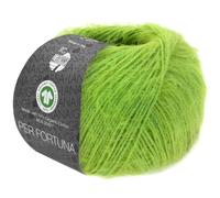 LANA GROSSA Per Fortuna GOTS | Leichtes Sommerflauschgarn mit Baumwolle | Handstrickgarn aus 74% Baumwolle (Bio) & 26% Polyamid | 50g Wolle zum Stricken & Häkeln | 190m Garn FB 46