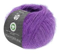 LANA GROSSA Per Fortuna GOTS | Leichtes Sommerflauschgarn mit Baumwolle | Handstrickgarn aus 74% Baumwolle (Bio) & 26% Polyamid | 50g Wolle zum Stricken & Häkeln | 190m Garn FB 50