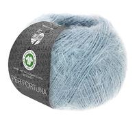 LANA GROSSA Per Fortuna GOTS | Leichtes Sommerflauschgarn mit Baumwolle | Handstrickgarn aus 74% Baumwolle (Bio) & 26% Polyamid | 50g Wolle zum Stricken & Häkeln | 190m Garn FB 22