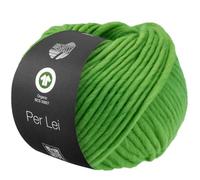 LANA GROSSA Per Lei GOTS | Klassisches Merino-Dochtgarn, GOTS zertifiziert | Handstrickgarn aus 100% Schurwolle | 50g Wolle zum Stricken & Häkeln | 60m Garn FB 40