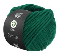 LANA GROSSA Per Lei GOTS | Klassisches Merino-Dochtgarn, GOTS zertifiziert | Handstrickgarn aus 100% Schurwolle | 50g Wolle zum Stricken & Häkeln | 60m Garn FB 5