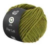 LANA GROSSA Per Lei GOTS | Klassisches Merino-Dochtgarn, GOTS zertifiziert | Handstrickgarn aus 100% Schurwolle | 50g Wolle zum Stricken & Häkeln | 60m GarnFB 50