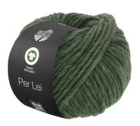 LANA GROSSA Per Lei GOTS | Klassisches Merino-Dochtgarn, GOTS zertifiziert | Handstrickgarn aus 100% Schurwolle | 50g Wolle zum Stricken & Häkeln | 60m Garn FB 28