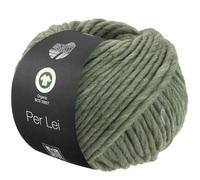 LANA GROSSA Per Lei GOTS | Klassisches Merino-Dochtgarn, GOTS zertifiziert | Handstrickgarn aus 100% Schurwolle | 50g Wolle zum Stricken & Häkeln | 60m Garn FB 6