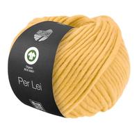 LANA GROSSA Per Lei GOTS | Klassisches Merino-Dochtgarn, GOTS zertifiziert | Handstrickgarn aus 100% Schurwolle | 50g Wolle zum Stricken & Häkeln | 60m Garn FB 39