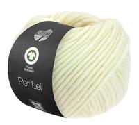 LANA GROSSA Per Lei GOTS | Klassisches Merino-Dochtgarn, GOTS zertifiziert | Handstrickgarn aus 100% Schurwolle | 50g Wolle zum Stricken & Häkeln | 60m Garn FB 11