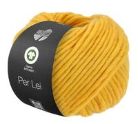 LANA GROSSA Per Lei GOTS | Klassisches Merino-Dochtgarn, GOTS zertifiziert | Handstrickgarn aus 100% Schurwolle | 50g Wolle zum Stricken & Häkeln | 60m Garn FB 1