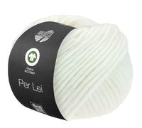 LANA GROSSA Per Lei GOTS | Klassisches Merino-Dochtgarn, GOTS zertifiziert | Handstrickgarn aus 100% Schurwolle | 50g Wolle zum Stricken & Häkeln | 60m Garn FB 12