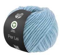 LANA GROSSA Per Lei GOTS | Klassisches Merino-Dochtgarn, GOTS zertifiziert | Handstrickgarn aus 100% Schurwolle | 50g Wolle zum Stricken & Häkeln | 60m Garn FB 22