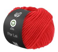 LANA GROSSA Per Lei GOTS | Klassisches Merino-Dochtgarn, GOTS zertifiziert | Handstrickgarn aus 100% Schurwolle | 50g Wolle zum Stricken & Häkeln | 60m Garn FB 18