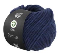 LANA GROSSA Per Lei GOTS | Klassisches Merino-Dochtgarn, GOTS zertifiziert | Handstrickgarn aus 100% Schurwolle | 50g Wolle zum Stricken & Häkeln | 60m Garn FB 25