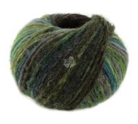 LANA GROSSA Picasso | Soffilo mit 36% Baby Alpaka, 36% Schurwolle (Merino extrafine), 28% Polyamid und interessantem Farbeffekt |50g Wolle zum Stricken & Häkeln | 210m Garn FB 5