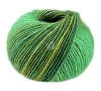 LANA GROSSA Picasso | Soffilo mit 36% Baby Alpaka, 36% Schurwolle (Merino extrafine), 28% Polyamid und interessantem Farbeffekt |50g Wolle zum Stricken & Häkeln | 210m Garn FB 1