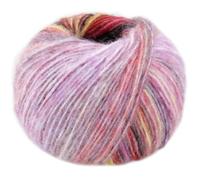 LANA GROSSA Picasso | Soffilo mit 36% Baby Alpaka, 36% Schurwolle (Merino extrafine), 28% Polyamid und interessantem Farbeffekt |50g Wolle zum Stricken & Häkeln | 210m Garn FB 9