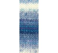 LANA GROSSA Picasso | Soffilo mit 36% Baby Alpaka, 36% Schurwolle (Merino extrafine), 28% Polyamid und interessantem Farbeffekt |50g Wolle zum Stricken & Häkeln | 210m GarnFB 13