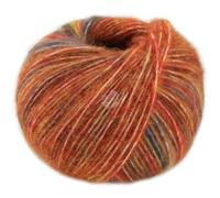 LANA GROSSA Picasso | Soffilo mit 36% Baby Alpaka, 36% Schurwolle (Merino extrafine), 28% Polyamid und interessantem Farbeffekt |50g Wolle zum Stricken & Häkeln | 210m Garn FB 11